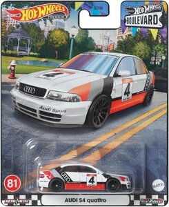 即決☆☆アウディ S4 クアトロ AUDI S4 quattroブールバード HKF30 HWW　プレミアムモデル HOT WHEELS ホットウィール