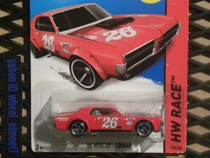 即決☆☆'68 MERCURY COUGAR HW RACE ホットウィール Hot Wheels☆