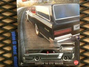 即決☆☆CUCTOM '66 GTO WAGON HOT WAGONS メタルシャーシ ホットウィール Hot Wheels