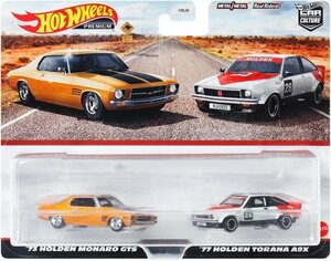 即決☆☆ '73 ホールデン モナーロ GTS / '77 ホールデン トラーナ A9X HKF50 ホットウィール (Hot Wheels) プレミアム 2パック