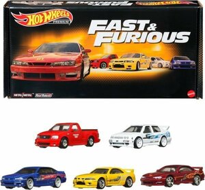 即決☆☆ホットウィール (Hot Wheels) ワイルドスピード プレミアムバンドル (HKF08-9866)F-150 ジェッタマキシマスカイラインGT-R S14