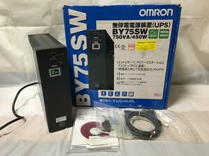 〇P138〇通電確認済 ジャンク OMRON オムロン 無停電電源装置(UPS) 2011年5月製 BY75SW