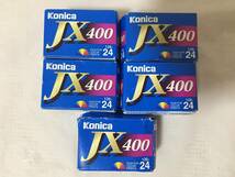 〇P576〇Konica コニカ JX400 フィルム 5点まとめ 未開封 長期保管_画像1