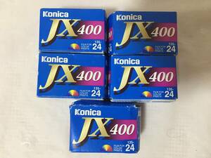 〇P576〇Konica コニカ JX400 フィルム 5点まとめ 未開封 長期保管