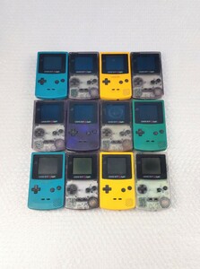 12台 Nintendo GAMEBOY COLOR 本体 任天堂 ゲームボーイカラー まとめ売り 大量セット