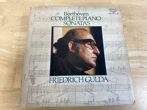 LP 美盤 BEETHOVEN COMPLETE PIANO SONATAS FRIEDRICH GULDA 10枚組 ベートーヴェン クラシック