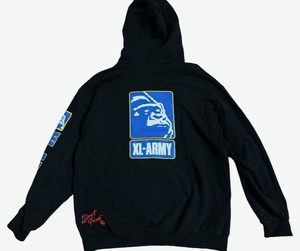 XLARGE XL-ARMY パーカー　サイズXL