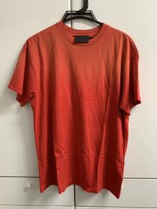 K634-4 【 FEAR OF GOD Seventh Collection 7 Tee Vintage Red フィアオブゴッド 7Tシャツ 半袖カットソー グラデーション レッド サイズXS