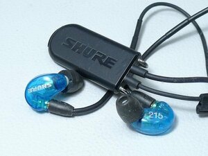 ▲602640*12▲SHURE シュア ケーブル 着脱式 カナル型 イヤホン Bluetoothブルートゥース SE215 スケルトン