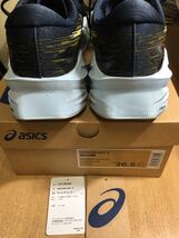 【走行距離少ない、中古美品ランニングシューズ】ASICS NOVABLAST3 アシックス ノバブラスト3 26.5cm _画像7