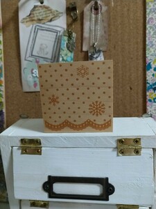 No.12中古スタンプ 結晶ドット 背景スタンプlien8