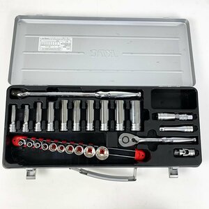 京都機械工具(KTC) ソケットレンチセット TB3X20 差込角 9.5sq 26点 1セット [M10808]