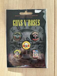 Guns N' Roses バッジ5個セット ガンズ・アンド・ローゼス