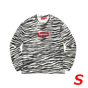 ★新品★Supreme Box Logo Crewneck Zebra S [FW22]