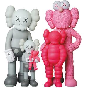 ★新品★KAWS FAMILY GREY/PINK/FLUORO PINK カウズ ファミリー