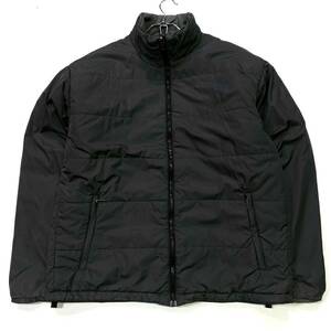 THE NORTH FACE/ノースフェイス ナイロン生地 ジップアップジャケット 中綿入り メンズXL グレー 刺繍ハーフドームロゴ スタンドカラー