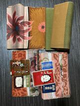 未使用◆デッドストック 青梅織物 昭和レトロ 夜具地 銘仙 ふとん用生地 約3kg Japanese vintage traditional bedding fabric cotton _画像1