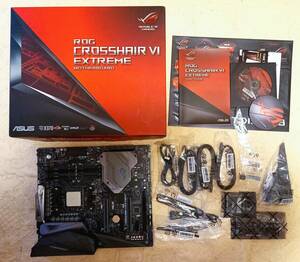 【美品・ハイエンド中古・動作品】ASUS「ROG CROSSHAIR VI EXTREME」（AM4）+「Ryzen 7 3700X」【WIN10認証】 