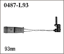 DIXCEL ディクセル ブレーキパッドセンサー 0487-L93 1本