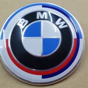 【サイズ選択可】BMW 50周年 Mクラッシック エンブレム 82mm or 73mm ホイル センターキャップ 68mm 4個 ステアリング45mm 7点セット FRIの画像3