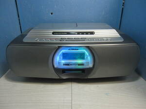 Victor CD-MD PORTABLE SYSTEM RC-G17MD-H CD/MDラジカセ R付 通電ジャンク品 管HJ499
