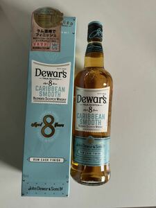 Dewar's デュワーズ 8年 カリビアン スムース ラム カスクフィニッシュ スコッチ ウイスキー 700ml