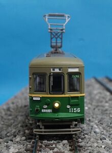 神戸市電１１５０形１１５６号車　LED点灯化特製品　鉄コレ/鉄道コレクション-イケダモデリング謹製-