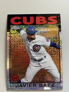 2021 Topps 86 Topps Silver Pack Chrome Javier Baez