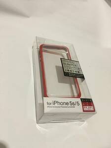 ELECOM iPhone SE/5s/5 カバー ハイブリッドバンパー　2素材保護　新品