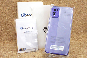 【新品 未使用】SIMフリー ワイモバイル Libero 5G III 4GB 64GB パープル A202ZT ZTE スマホ 本体 制限〇(NMB51-7)