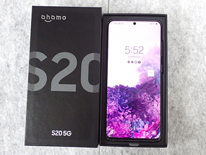 ★【新品 未使用】SIMロック解除 docomo Galaxy S20 5G コスミック グレー SC-51A サムスン スマホ ahamo版 本体 SIMフリー(NZ443-4)