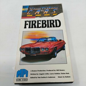 The Visual History of Cars - Firebird VHS　ポンティアック　ファイアーバード　ビデオテープ　即決　送料込み