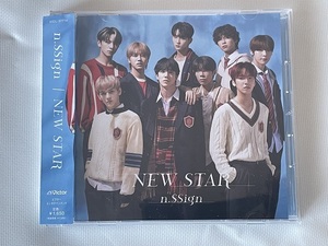 n.SSign Japan Debut Single NEW STAR CD 通常盤 送込 開封済み未使用 エヌサイン エンサイン エンサ　