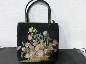 T【T2-98】【100サイズ】美品：タグ付き/THINK BEE！ シンクビー/花柄 トートバッグ/ハンドバッグ/レディースバッグ