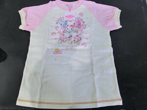 T【S2-86】【送料無料】美品：タグ付き/mezzo piano メゾピアノ/半袖 Tシャツ/140cm/子ども服/キッズ