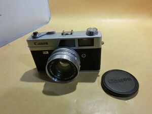 T【イ4-46】【60サイズ】▲canon キャノン CANONET キヤノネット QL17 レンジファインダーカメラ/簡易動作確認済/※傷汚れ有