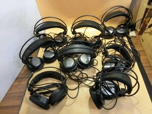 T【イ4-57】【100サイズ】audio-technica オーディオテクニカ ATH-T400 ヘッドホン8点セット/ジャンク扱い/※傷汚れ・素材劣化有