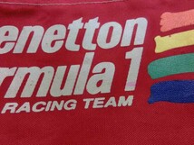 T【イ4-76】【60サイズ】▲Benetton Formula ベネトン・フォーミュラ F1 リュック バックパック/※傷汚れ・破れ・塗装ハゲ有_画像2