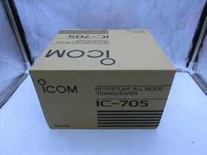 T【3し-45】【80サイズ】▲ICOM アイコム アマチュア無線機器 IC-705/外箱付き/動作未確認