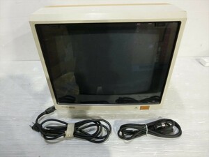 T【W2-43】【160サイズ】NEC PC98用 モニター PC-KD551/通電可/ジャンク扱い/※傷・汚れ有