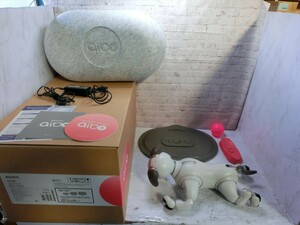 T【3せ-90】【140サイズ】sony ソニー aibo アイボ ERS-1000 アイボリーホワイト/動作不良ジャンク品/※傷汚れ・欠品有