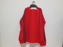 T【ア4-90】【60サイズ】▲adidas アディダス リヴァプールFC メッシュ裏地 ウインドジャケット/メンズL/※シミ・香水臭有_画像2