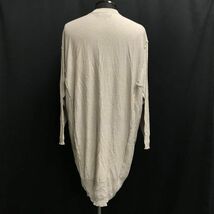 メルシーボークー/mercibeaucoup,★リネン混コットン カーディガン/ロング丈【サイズ1/ライトグレー/gray】cardigan/Tops◆BH388_画像3