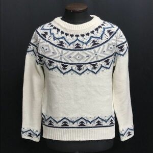 サニーレーベル/Sonny Label/アーバンリサーチ★ラグランスリーブ/ノルディック柄セーター【レディースFREE/白/white】sweater◆BH389