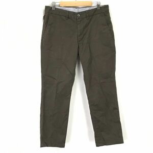 TK MIXPICE/ Takeo Kikuchi * tapered pants [ men's M/ length of the legs 64cm/ tea /brown]chino/ Work / bottoms /Pants/Trousers*BH395