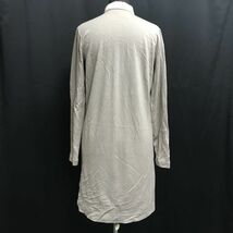 マカフィー/MACPHEE/トゥモローランド★ウール長袖ワンピース【38/レディースM/グレー系/gray】膝丈/薄手/dress◆BH442_画像3