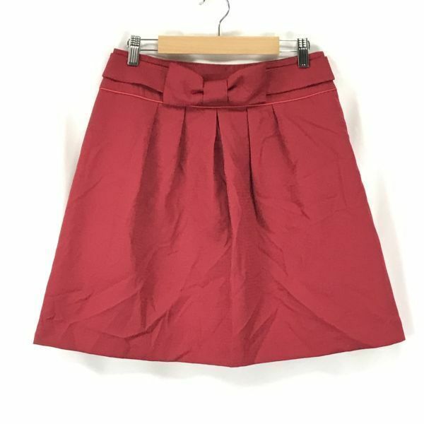 タグ付き新古品★ロペピクニック★台形ミニスカート【38/M/赤/レッド】rope picnic◆BG739