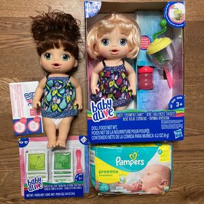 ベビーアライブ　レア　美品　お世話人形　まとめ売り　baby alive スイートスプーンフル　オムツ交換　離乳食