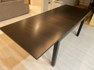 【引取限定】イケア IKEA BJURSTA 伸長式テーブル 6～8人用