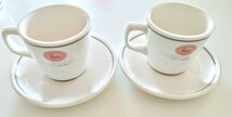 ミスタードーナツ　マグカップ＆ソーサー 2点　スープカップ＆ソーサー　シュガーポット＆スプーン　お皿3枚　食器セット　レア　レトロ　_画像9